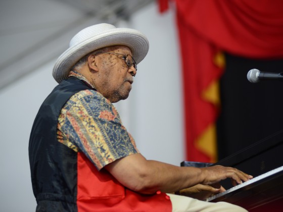 Ellis Marsalis at Jazz Fest 2018 [Photo by Leon Morris]