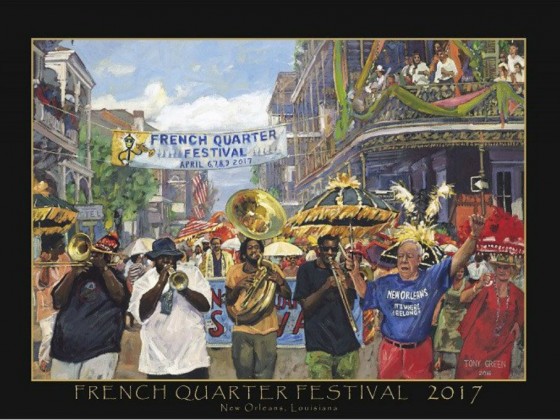 2017 French Quarter Fest official poster