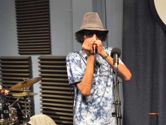 J.D. Hill at WWOZ in 2016 [Photo by Kichea S. Burt]