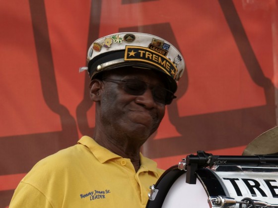 Benny Jones, Sr. at French Quarter Fest 2019 [Photo by Keith Hill]