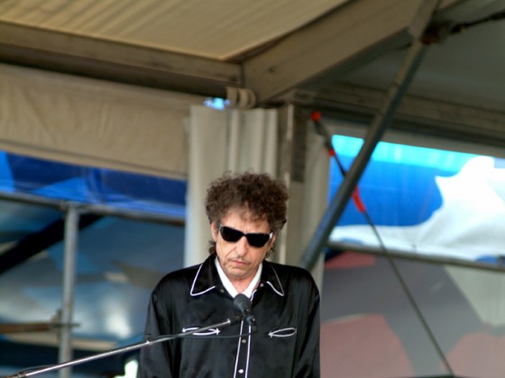 Bob Dylan at Jazz Fest 2003 [Photo by Leon Morris]