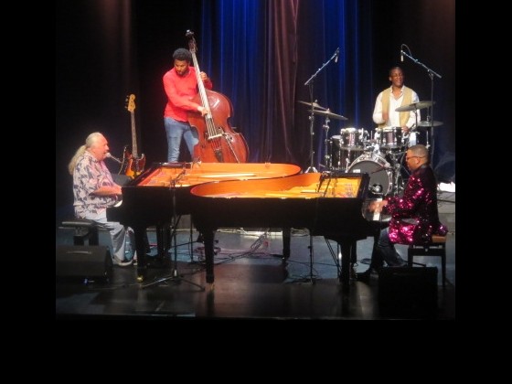 David Paquette and Davell Crawford at Piano Night