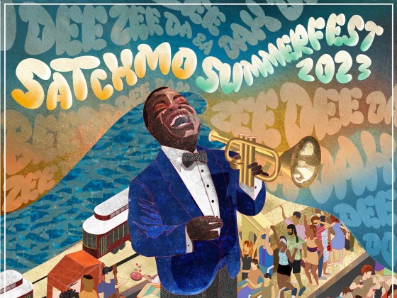 2023 Satchmo SummerFest poster