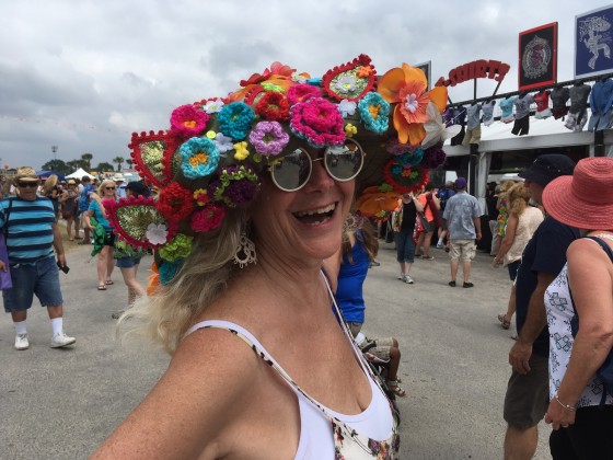 Jazz Fest hat [Photo by Carrie Booher]