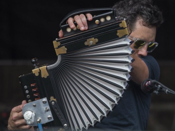 Andre Michot of Lost Bayou Ramblers [Photo by Ryan Hodgson-Rigsbee]