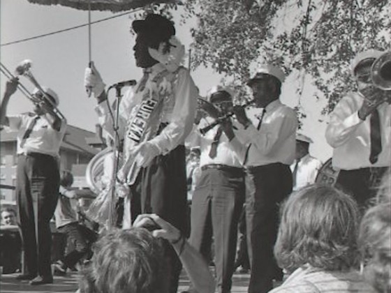 Eureka Brass Band at Jazz Fest 1971 [Photo by John Messina, courtesy of the Jazz & Heritage Archive]