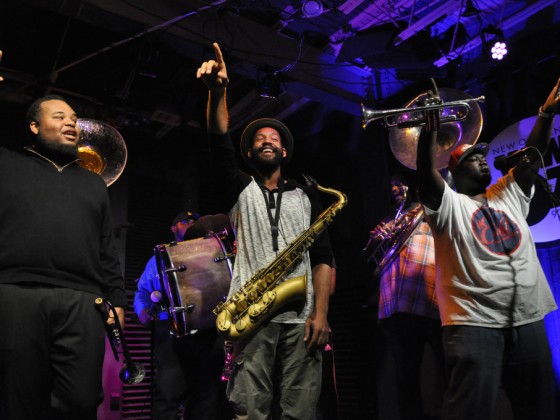 Hot 8 Brass Band [Photo by Leona Strassberg Steiner]