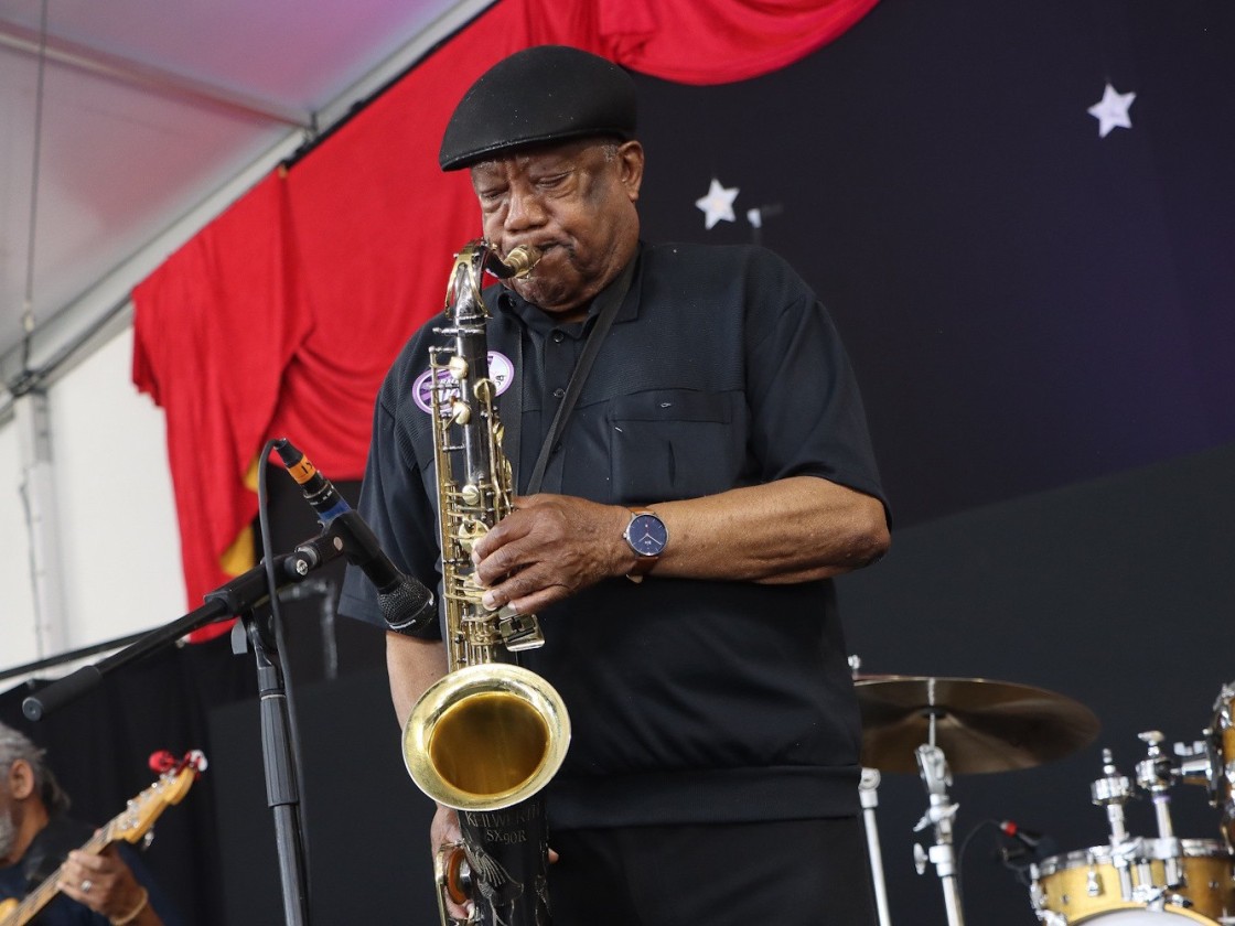 James Rivers at Jazz Fest 2025 [Photo by Demian Roberts]