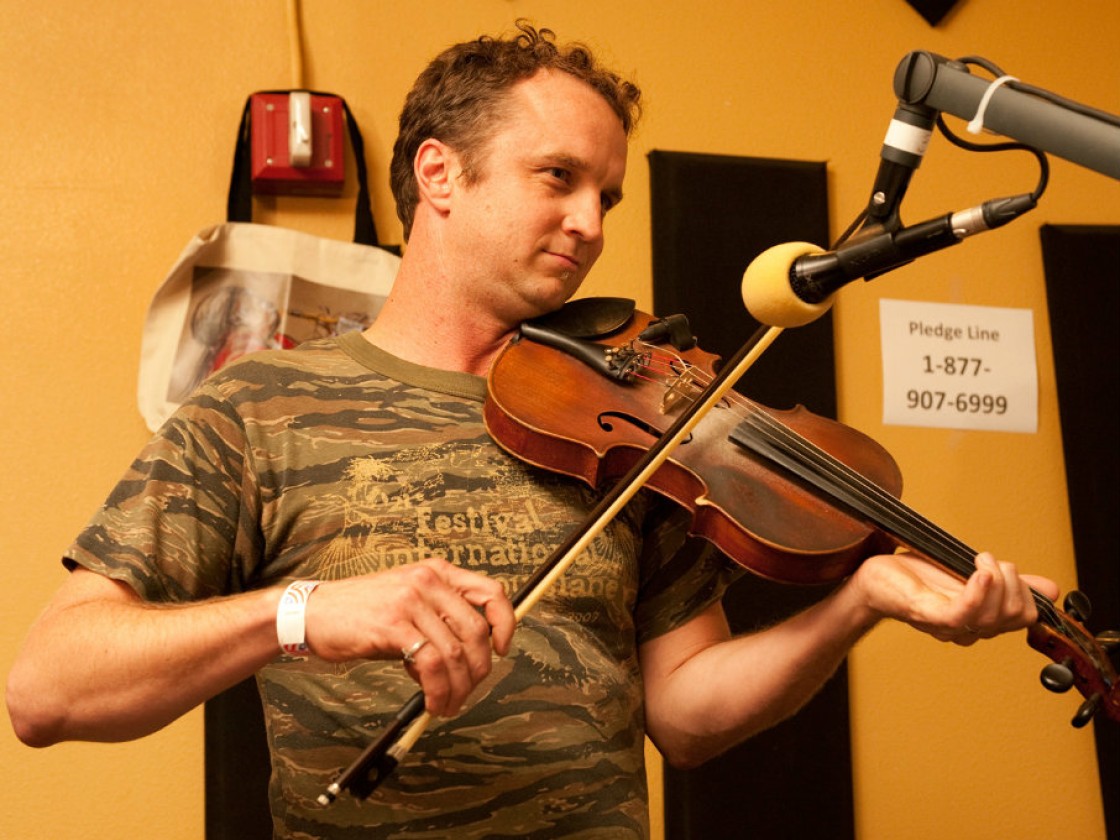 Louis Michot of Lost Bayou Ramblers [Photo by Ryan Hodgson-Rigsbee]