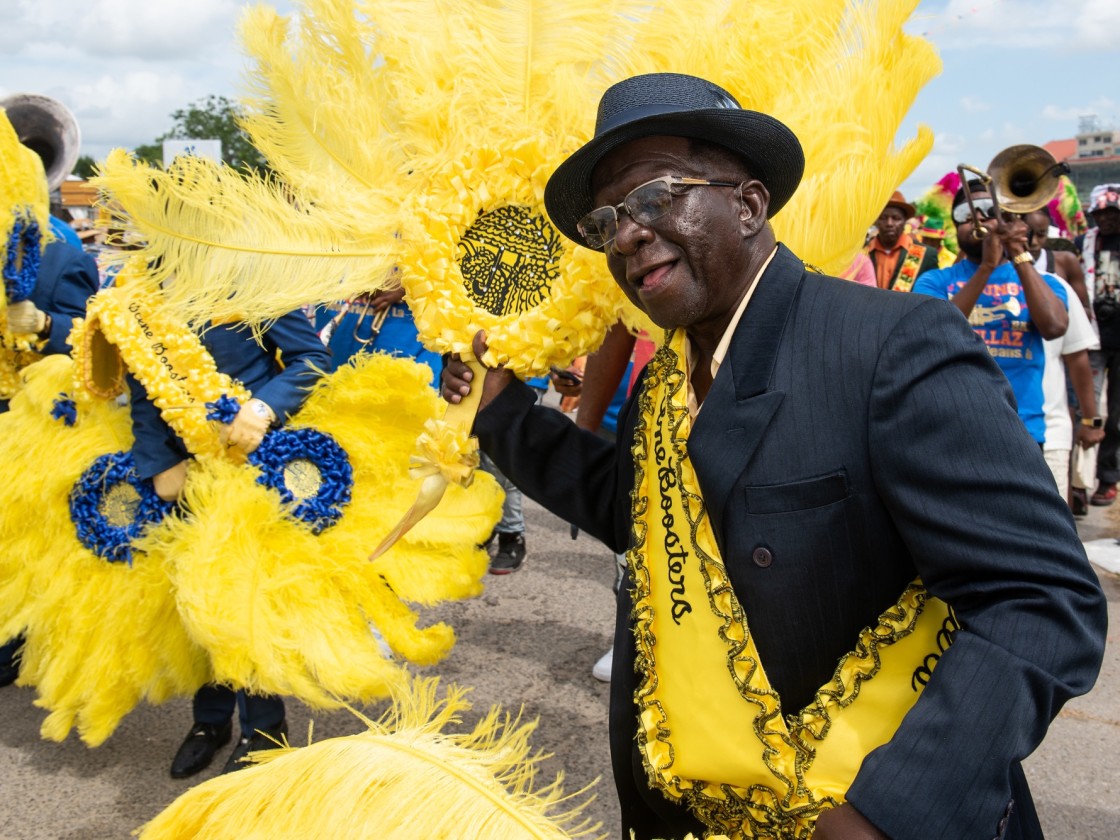 Scene Boosters at Jazz Fest 2025 [Photo by Ryan Hodgson-Rigsbee]