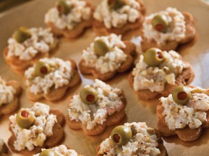 Shrimp canapés