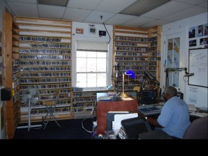 photo of the current WWOZ studio