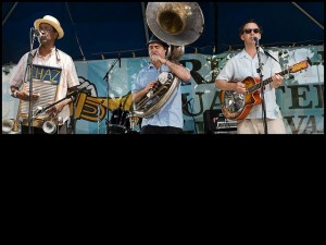 The Tin Men at French Quarter Fest. Photo by RHRPhoto.com