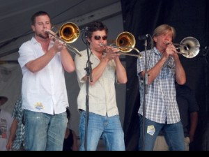 Bonerama at Jazz Fest 2010. Photo by Hunter King.