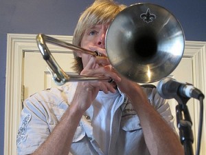 Craig Klein of Bonerama. Photo by WWOZ.