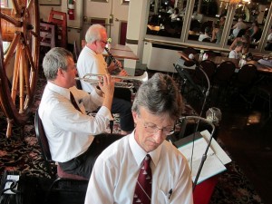 Steve Pistorius aboard the Steamboat Natchez. Photo by Melanie Merz.