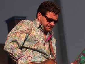 Tab Benoit at Jazz Fest 2008. Photo by Leon Morris.