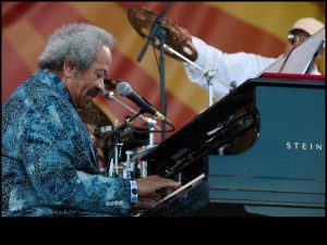 Allen Toussaint performing at Jazz Fest 2014 [Photo by Ryan Hodgson-Rigsbee]