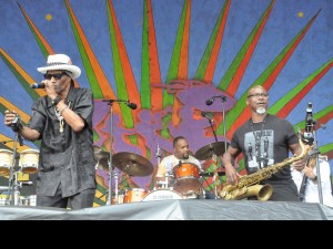 Royal Southern Brotherhood onstage at Jazz Fest 2014 [Photo by Kichea S. Burt]