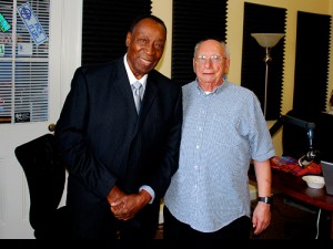 Dave Bartholomew and Cosimo Matassa at WWOZ in 2009