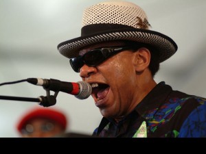 Henry Butler at Jazz Fest 2003 [Photo by Leon Morris]