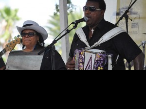 Chubby Carrier at the Cajun-Zydeco Fest