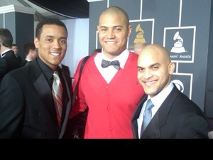 Bivian Sonny Lee, Ron Markham, and Irvin Mayfield at the Grammys (photo by Laura Tennyson)