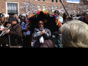 Lillian Boutte at the Roger Ebert Second Line