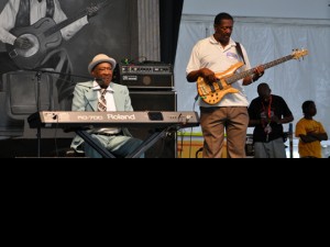 Henry Gray in the Blues Tent