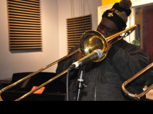 Larry Brown of Hot 8 Brass Band