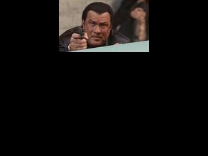 A rare Steven Seagal photo with proper lighting on his hair