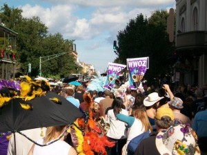 WWOZ 30th Birthday Second Line. Photo by Danielle Small.