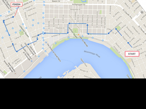 Krewe du Vieux 2015 route