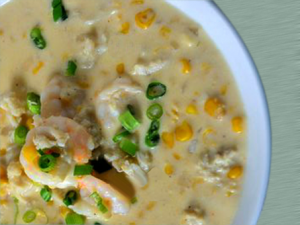 Shrimp corn bisque