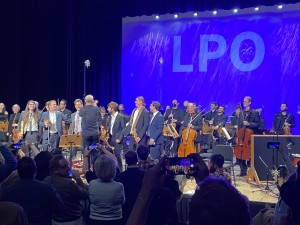 Louisiana Philharmonic Orchestra and Lost Bayou Ramblers on January 15, 2023 [Photo by Carrie Booher]