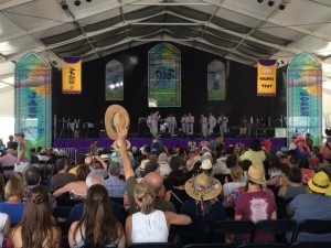 Inside the Gospel Tent at Jazz Fest 2016