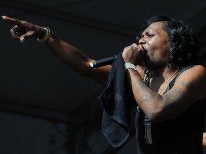 Big Freedia  at Jazz Fest.