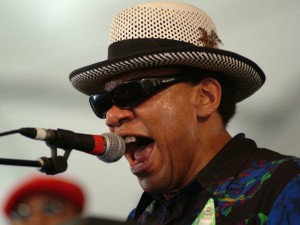 Henry Butler at Jazz Fest 2003 [Photo by Leon Morris]