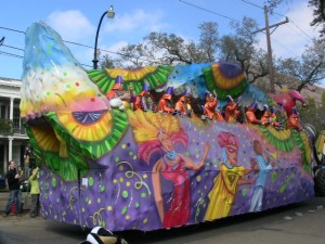 A float in the Krewe of Carrollton