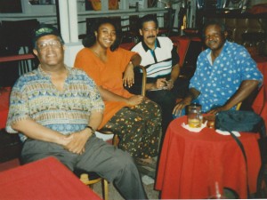 Clinton Scott, Porsche Williams, Jeff Duperon, and K Balewa in 1996