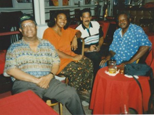 Clinton Scott, Porsche Williams, Jeff Duperon, and K Balewa in 1996