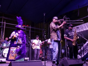 Corey Henry & the Treme Funktet [Photo by Keith Hill]