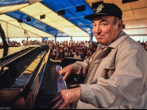 George Wein at Jazz Fest 1992 [Photo by Marc PoKempner]