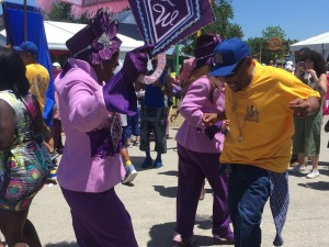 Lady Wales and Prince of Wales at Jazz Fest 2018 [Photo by Carrie Booher]