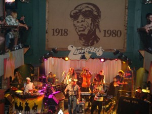 Neville Brothers at Tipitina's in 2003 [Photo by Leon Morris]