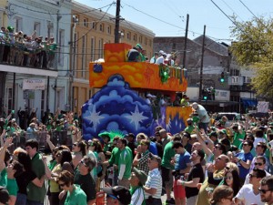 St. Patrick's Day Parade in the Irish Channel