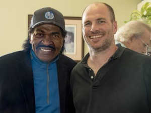 Bobby Rush and Scott Borne [Photo by Marc PoKempner]