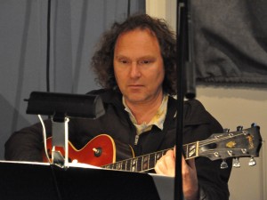 Brian Seeger at WWOZ [Photo by Kichea S. Burt]