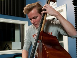 Thomas Pol at WWOZ [Photo by Ryan Hodgson-Rigsbee]