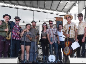 Tuba Skinny at French Quarter Fest 2018 [Photo by Marc PoKempner]